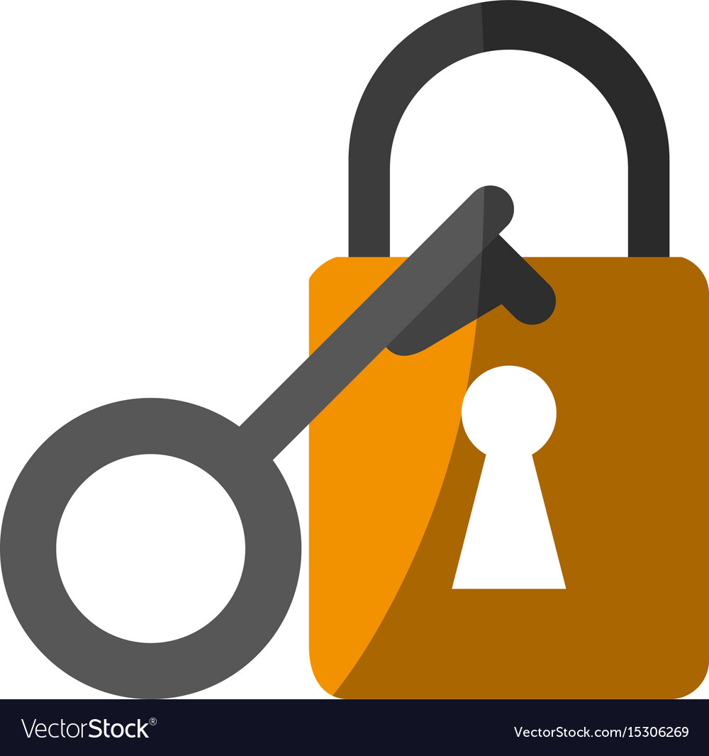 Lock and Key Security Icon