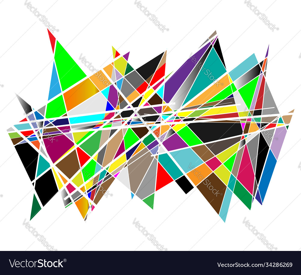 Noise glitch concept abstract colorful random vector image Noise glitch concept abstract colorful random