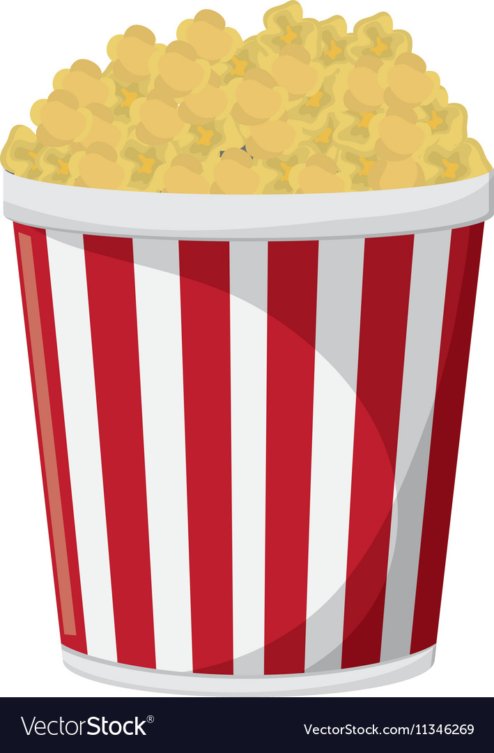 Pop corn of fair food design Royalty Free Vector Image