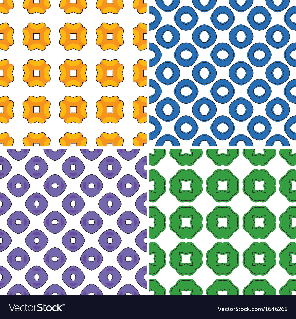 Seamless pattern set