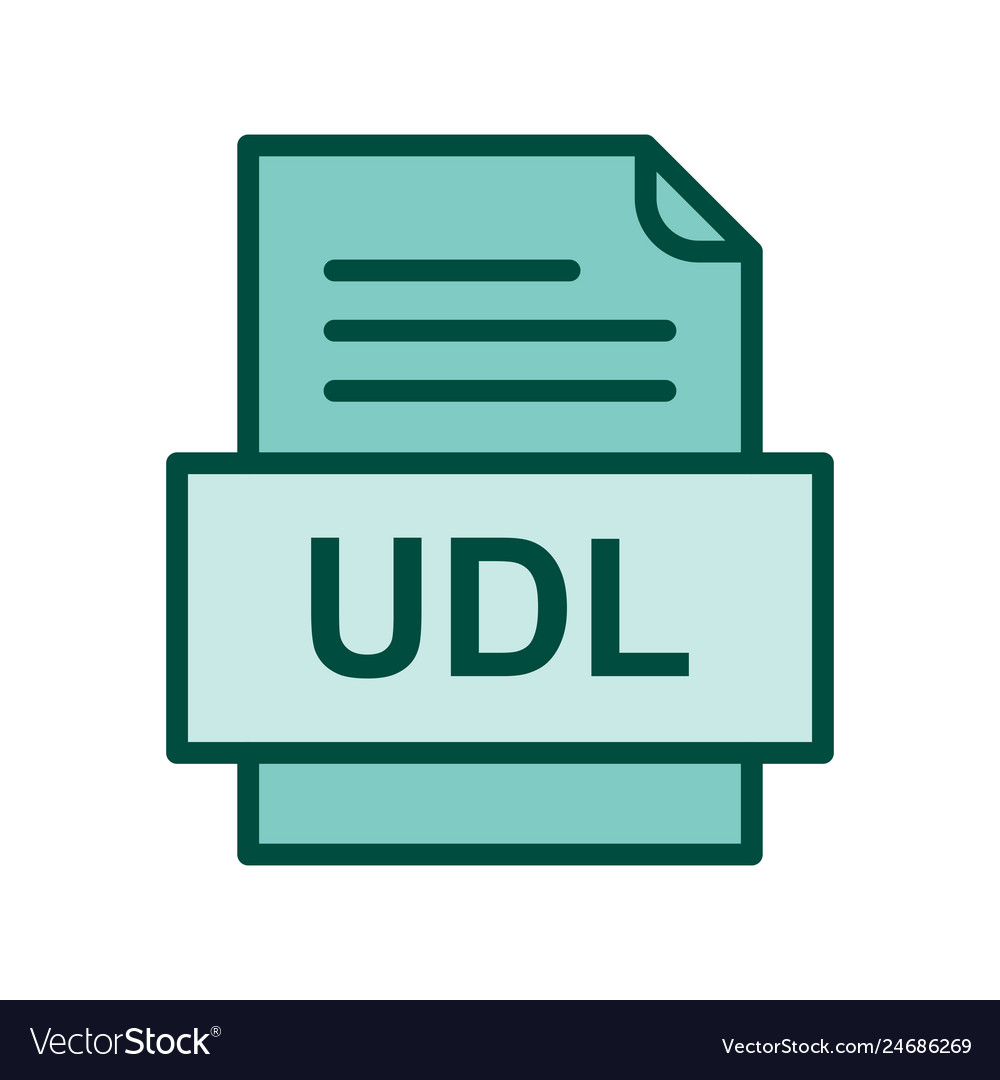 Udl file document icon