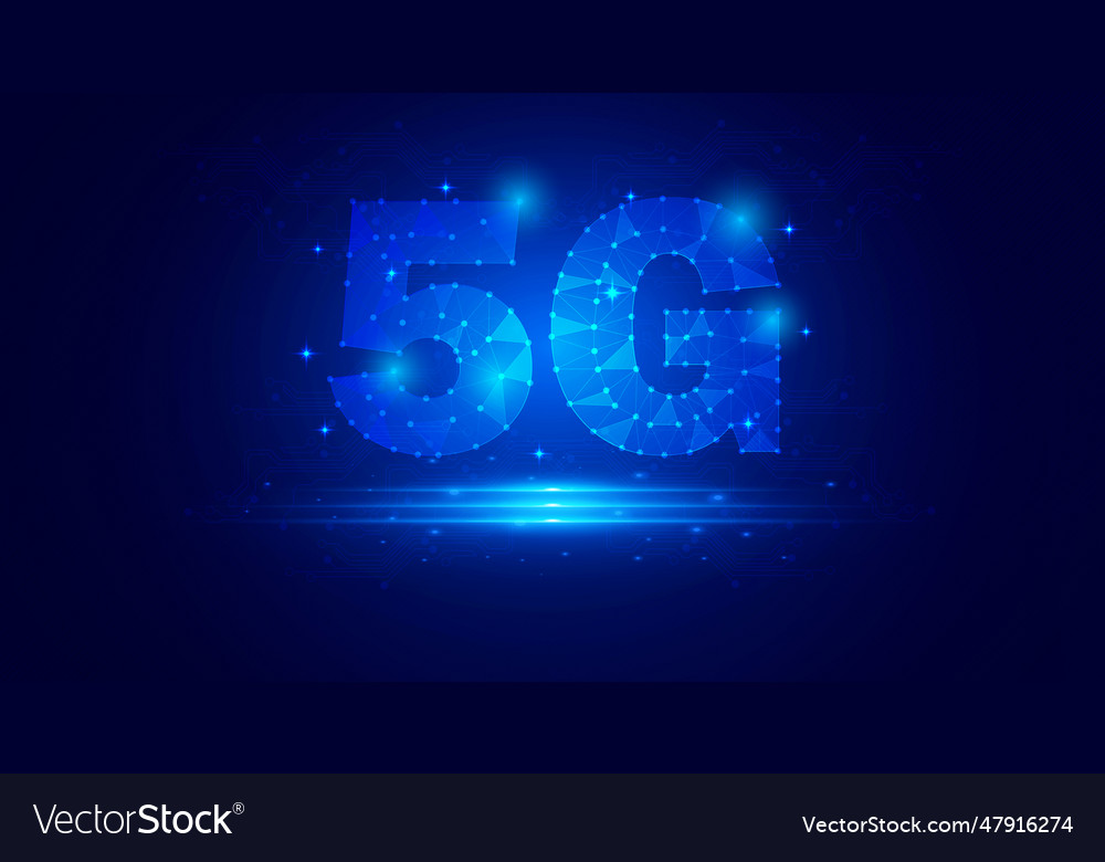 5g Internet-Netzwerk-Verbindung digital drahtlose vector image 5g Internet-Netzwerk-Verbindung digital drahtlose