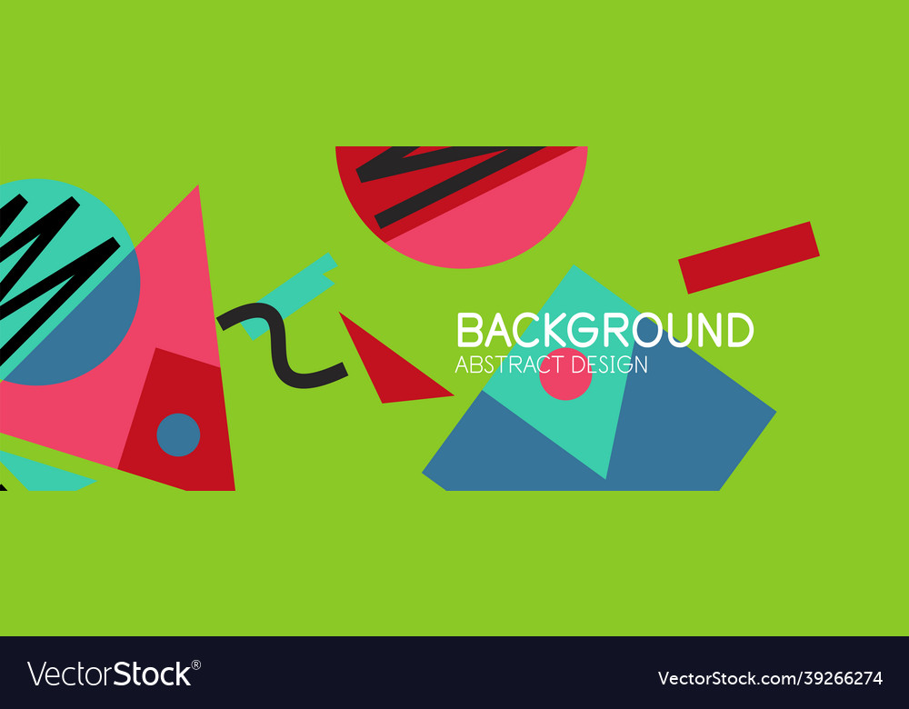 Abstract background with blocks lines geometric vector image Abstract background with blocks lines geometric