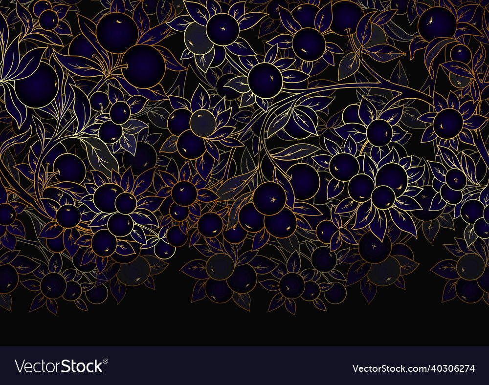 Apples on branches seamless pattern background vector image Apples on branches seamless pattern background