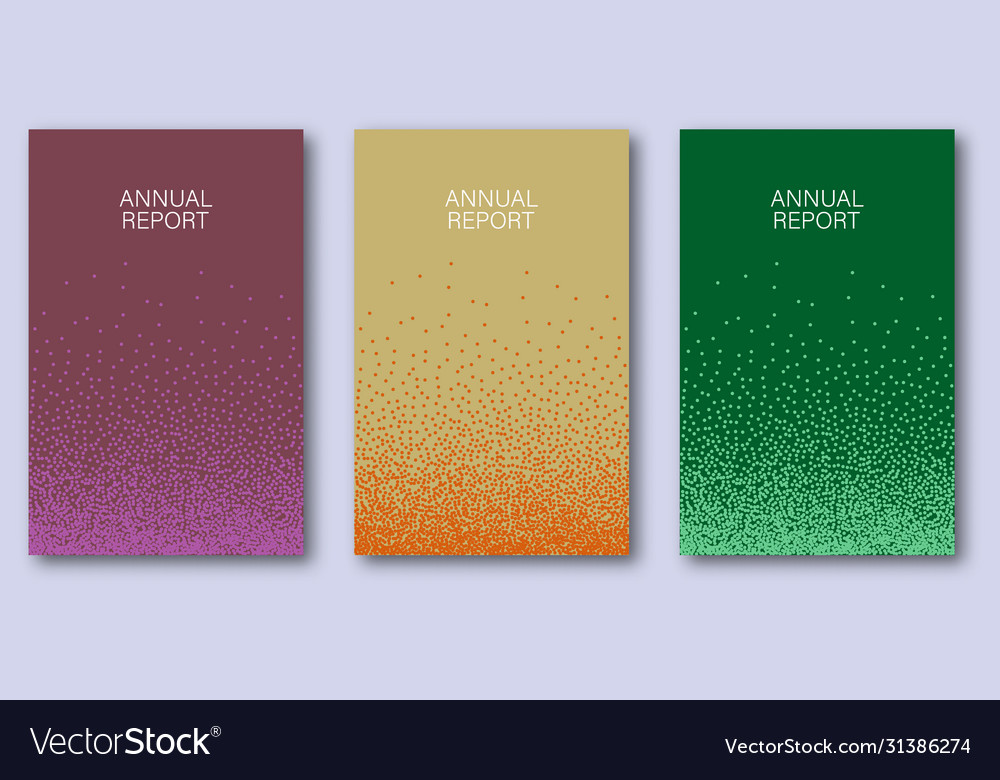 Colorful Halftone Gradient Covers
