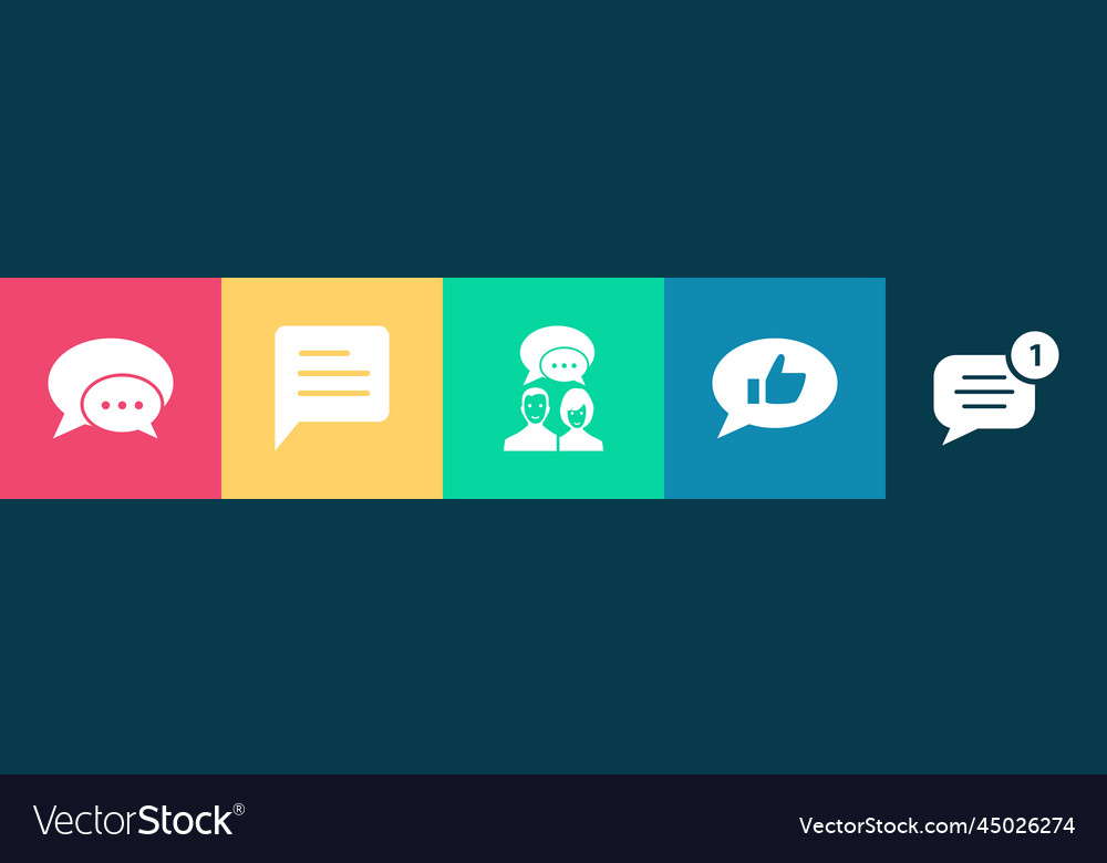Message icons infographic design template