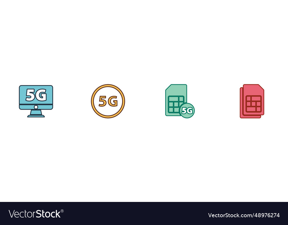 Set monitor with 5g network sim card