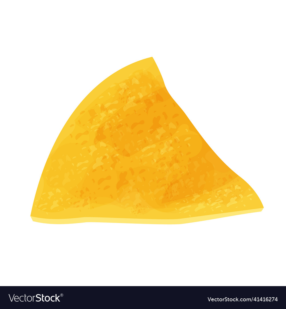 Tortilla chips traditional mexico nacho triangle Vector Image