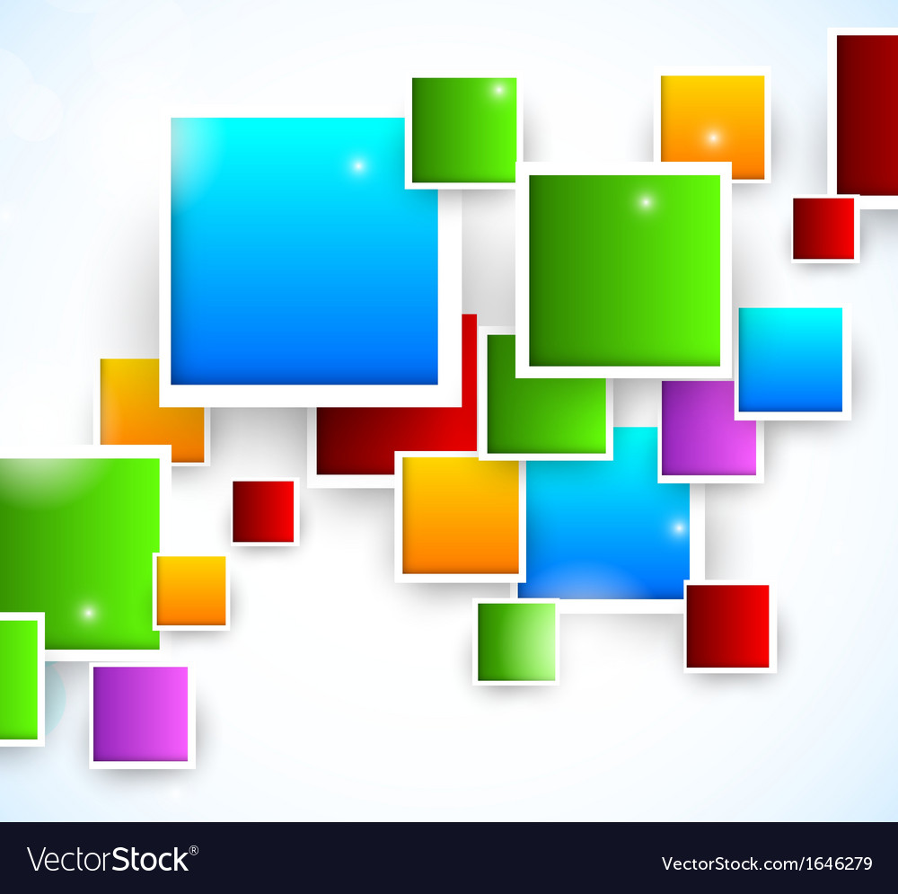 Abstract background with squares