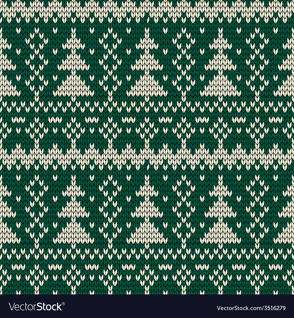 Christmas seamless knitted background