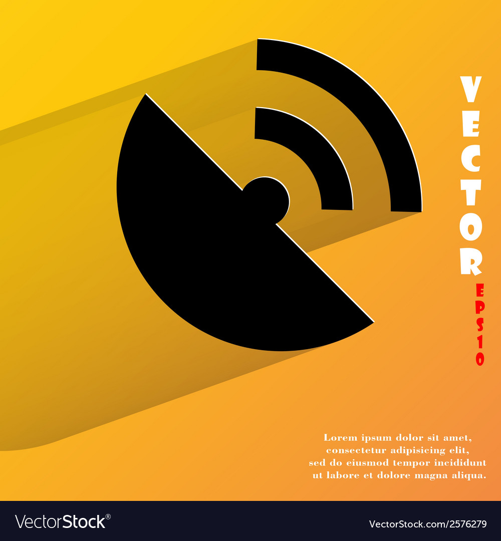 Gpsflat modern web button with long shadow