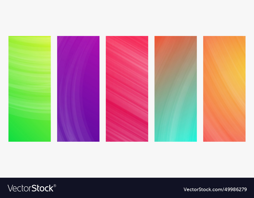 Modern colorful gradient background with lines vector image Modern colorful gradient background with lines