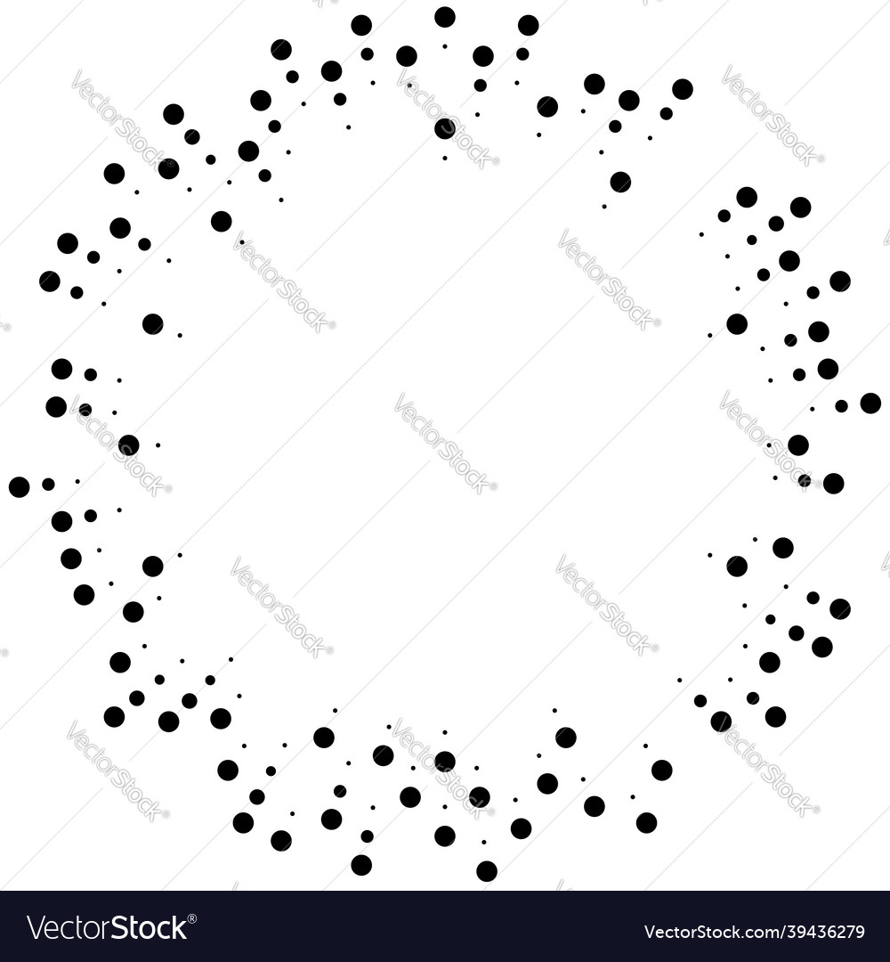 Random circles dots speckles and freckles