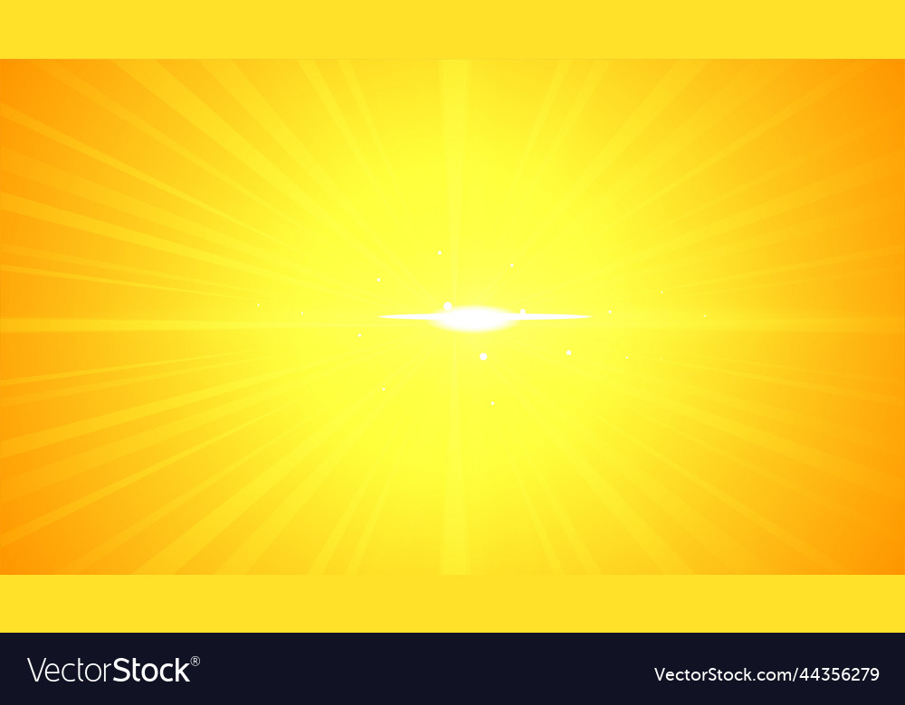 Yellow background with glowing light effect design