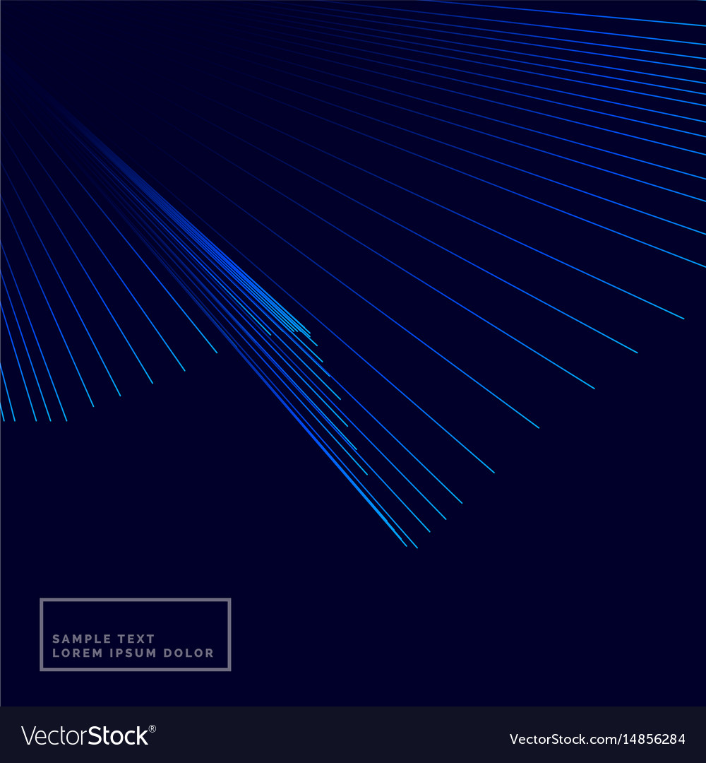 Blue background with lines rays