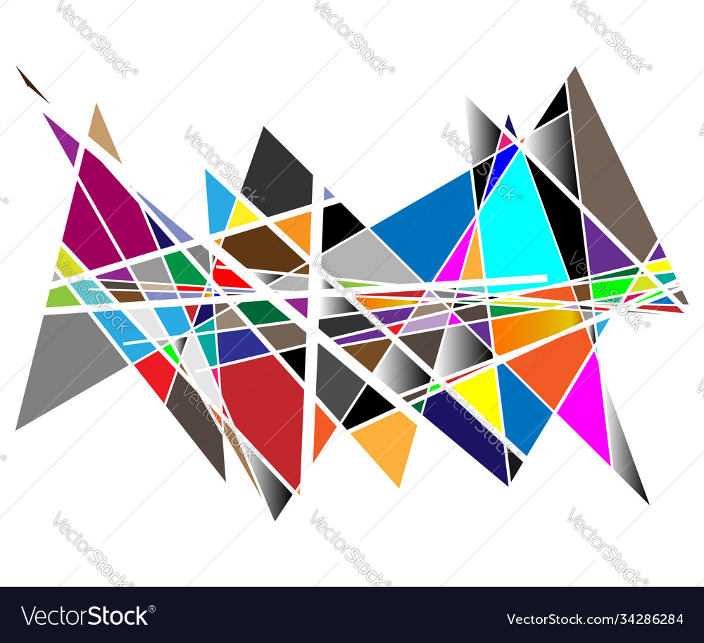 Noise glitch concept abstract colorful random vector image Noise glitch concept abstract colorful random
