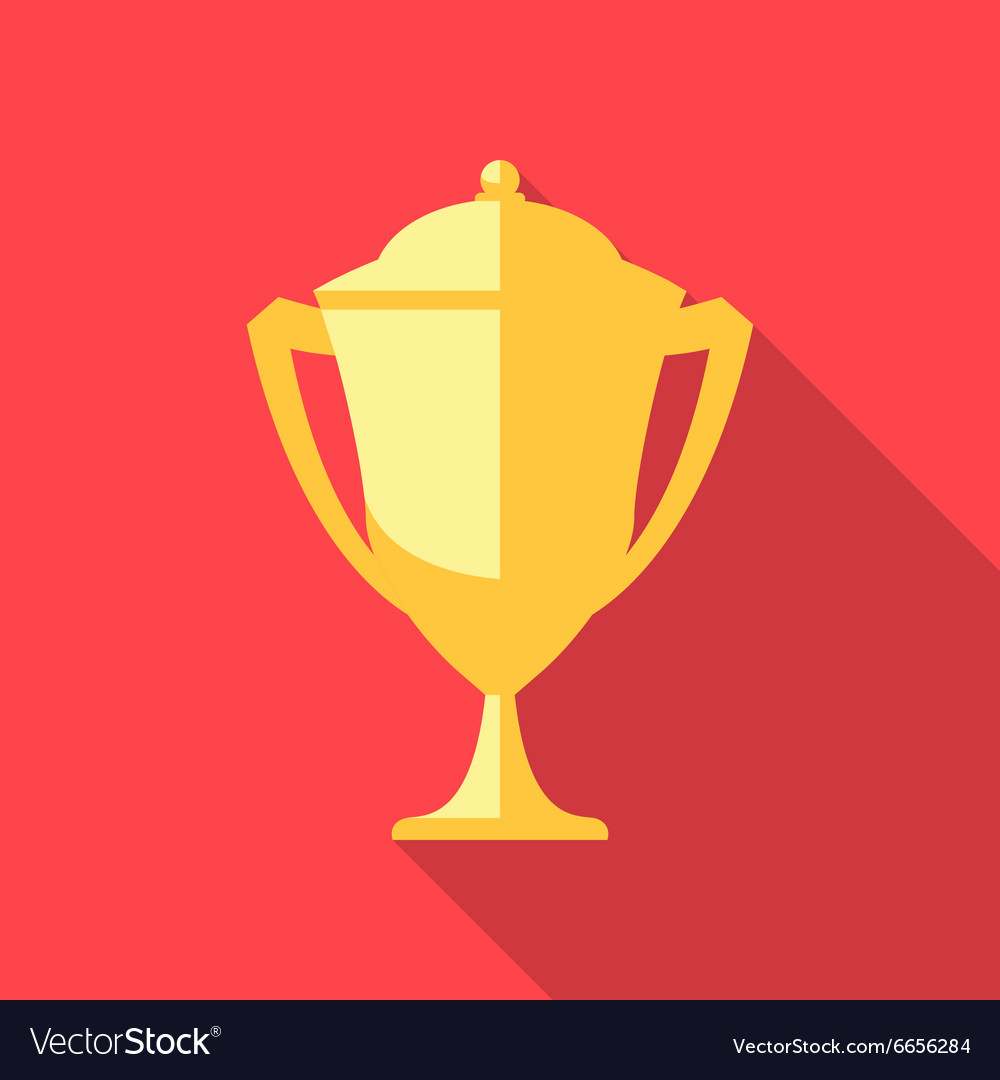 Trophy icons winner cup Royalty Free Vector Image