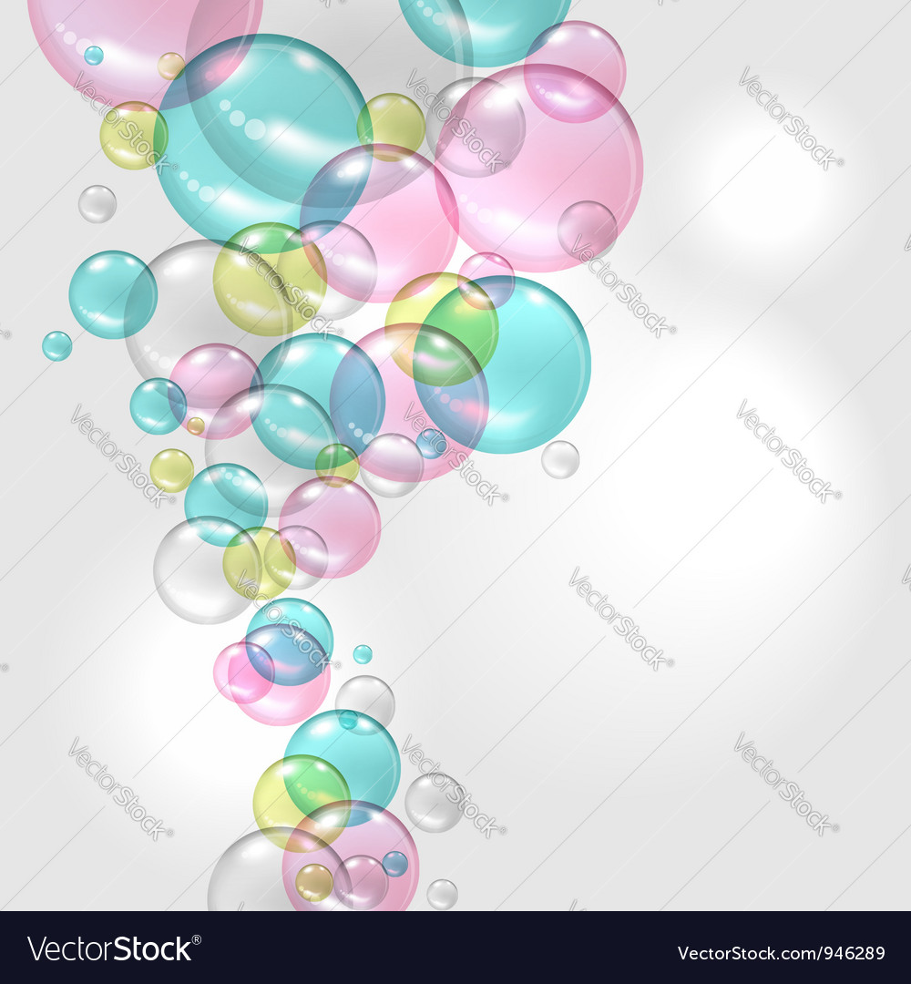 Abstract bubbles background