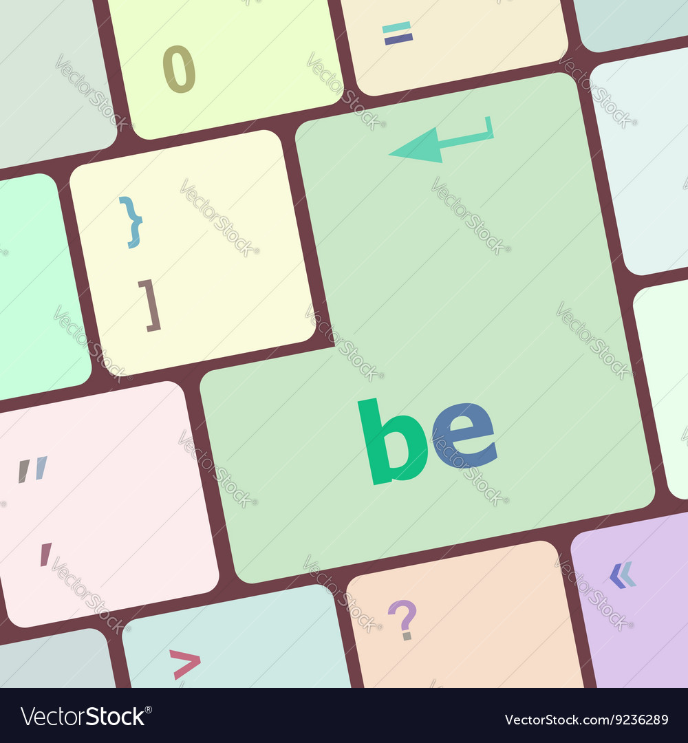Schreiben Sie Wort auf Tastatur Key Notebook-Computer-Taste