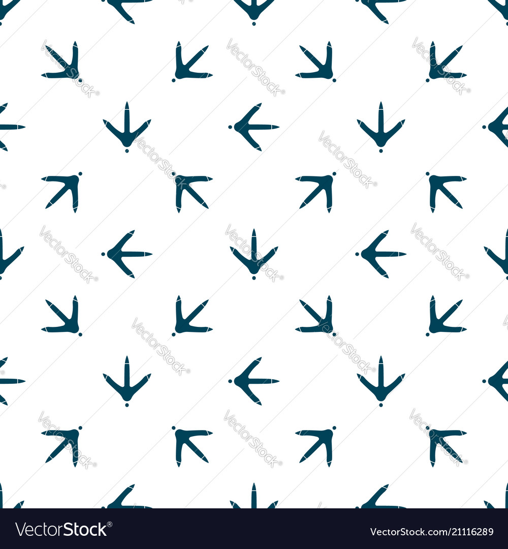 Chicken Footprint Pattern