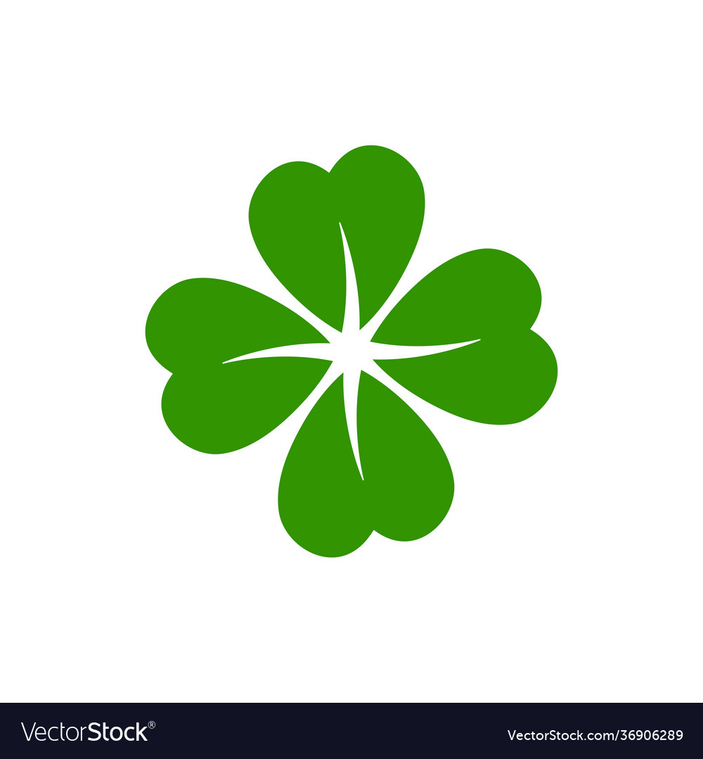 Clover icon design template isolated