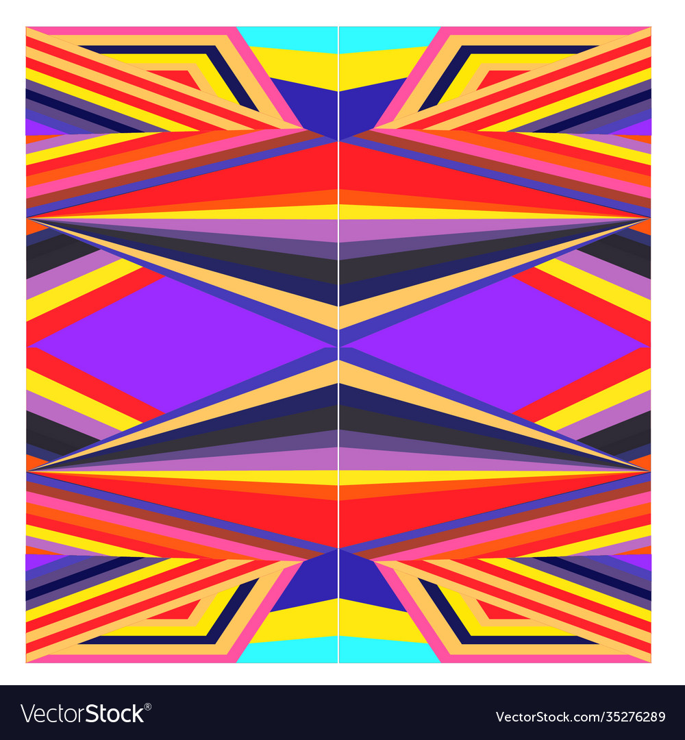 Colorful geometric and curve background pattern