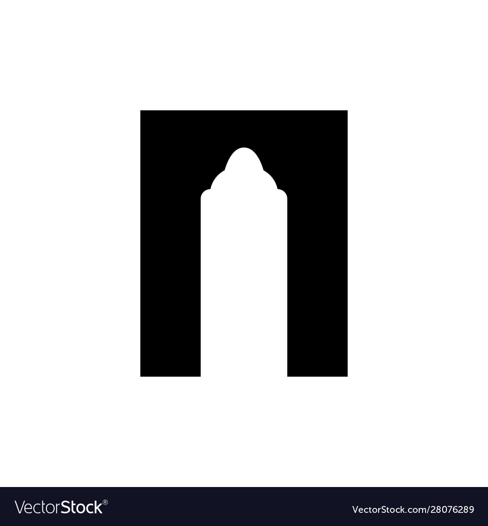 Door mosque icon design template isolated