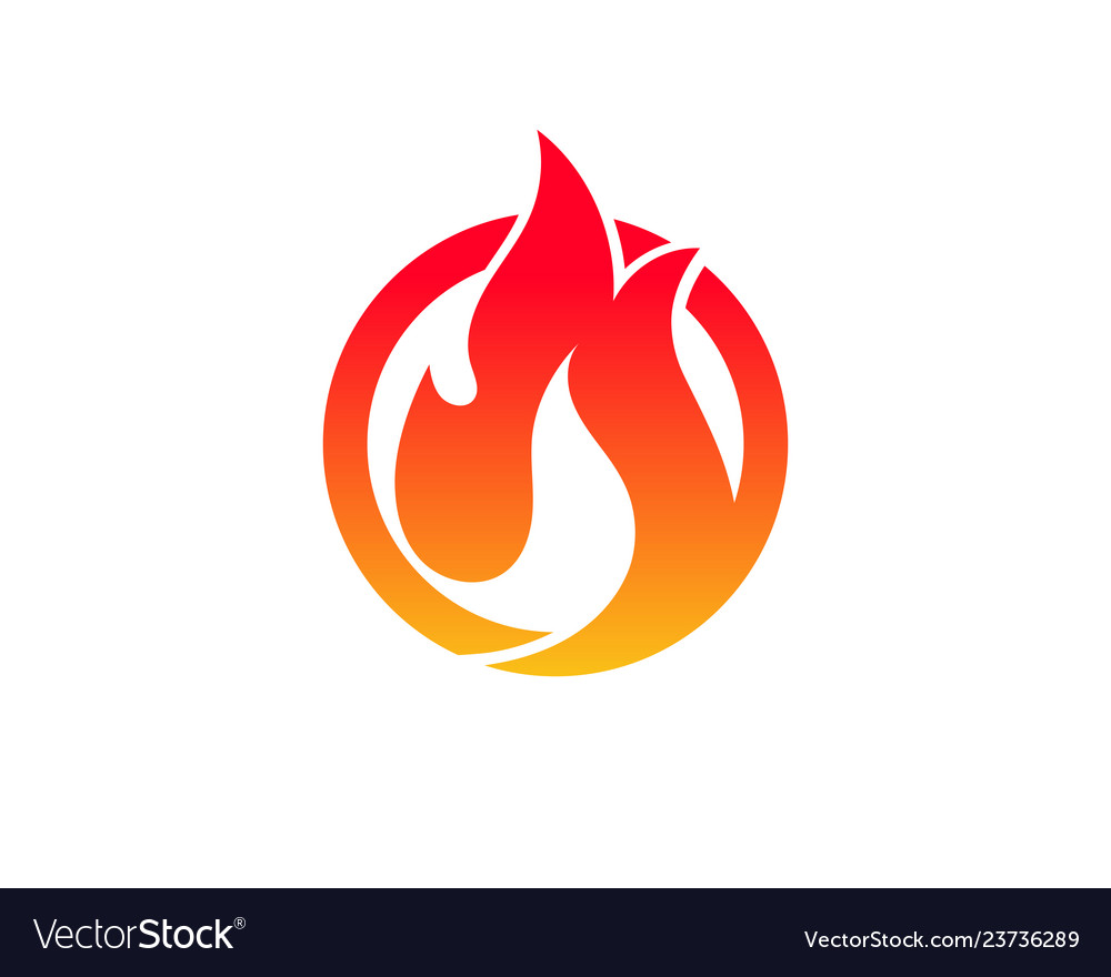 Fire flame Royalty Free Vector Image - VectorStock