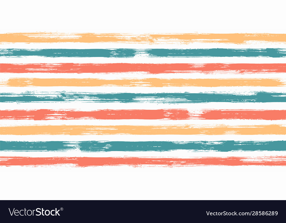 Paint brush stroke stripes seamless Royalty Free Vector