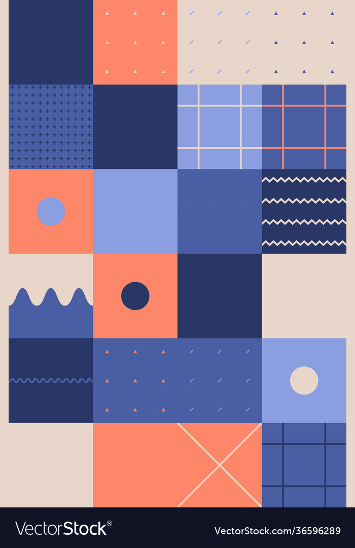 Vertical abstract pattern design