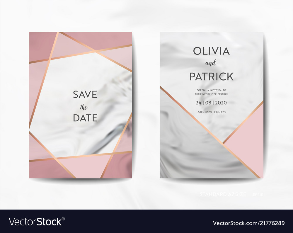 wedding invitation cards save the date rsvp vector image rsvp business cards