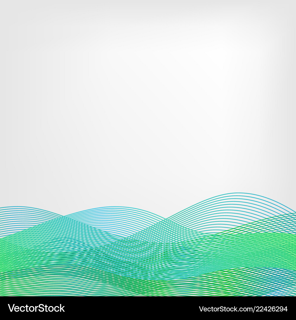 Abstract waved line background Royalty Free Vector Image