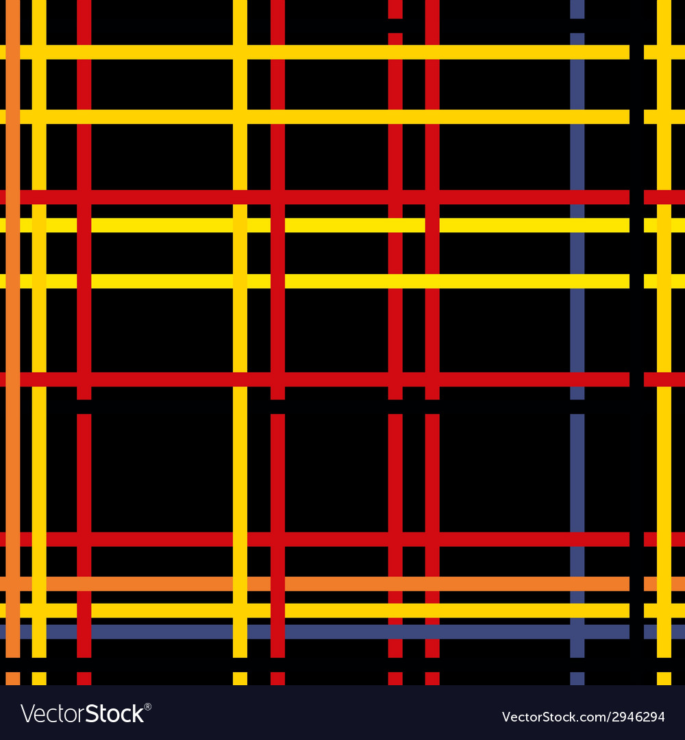 Cubist Grid Pattern