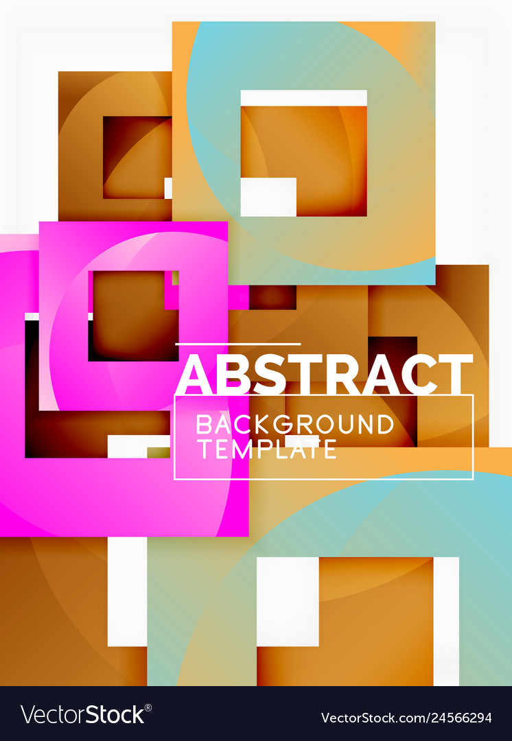 Geometric Color Block Composition