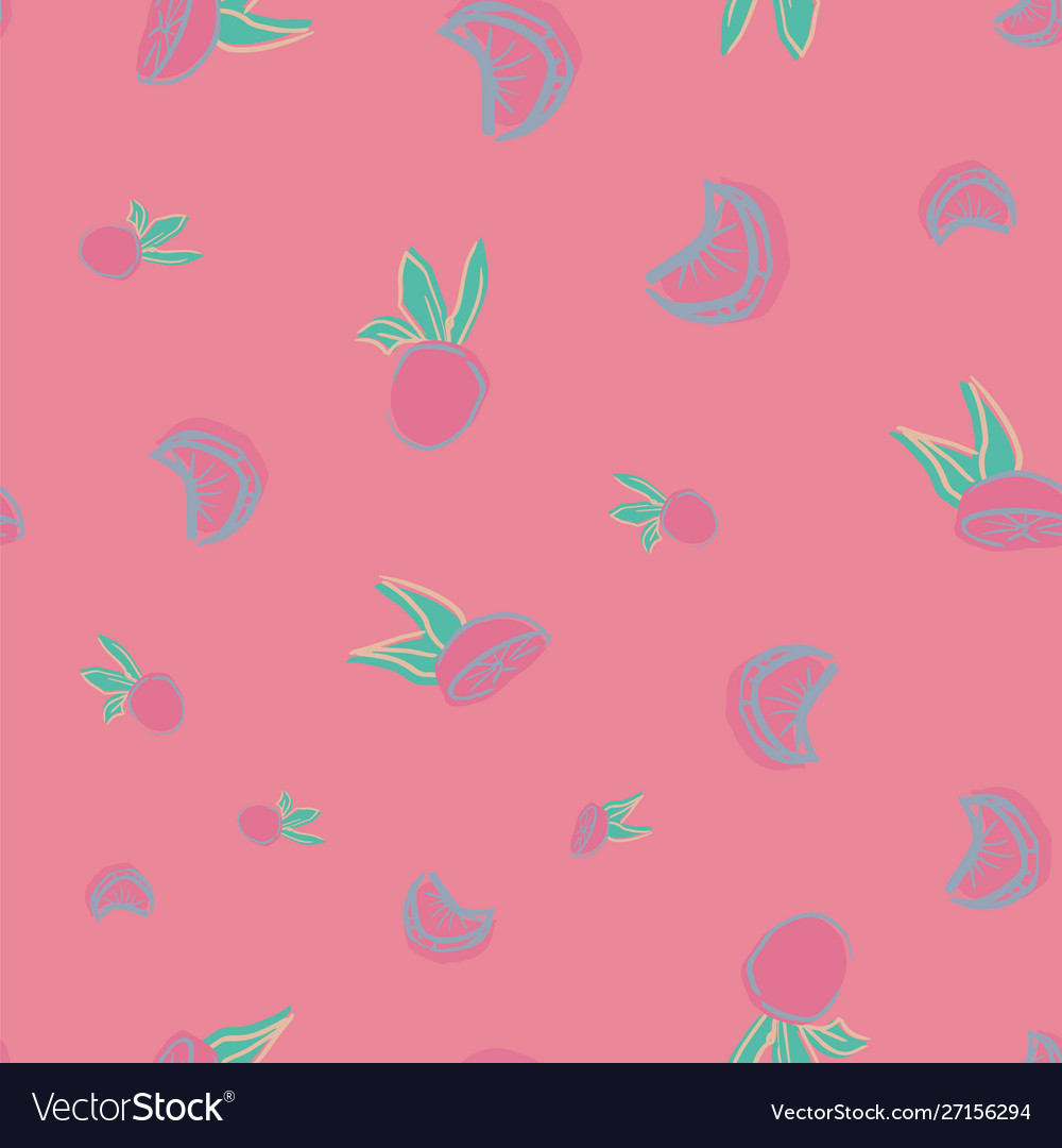 Oranges citrus seamless repeat pattern design Vector Image Oranges citrus seamless repeat pattern design
