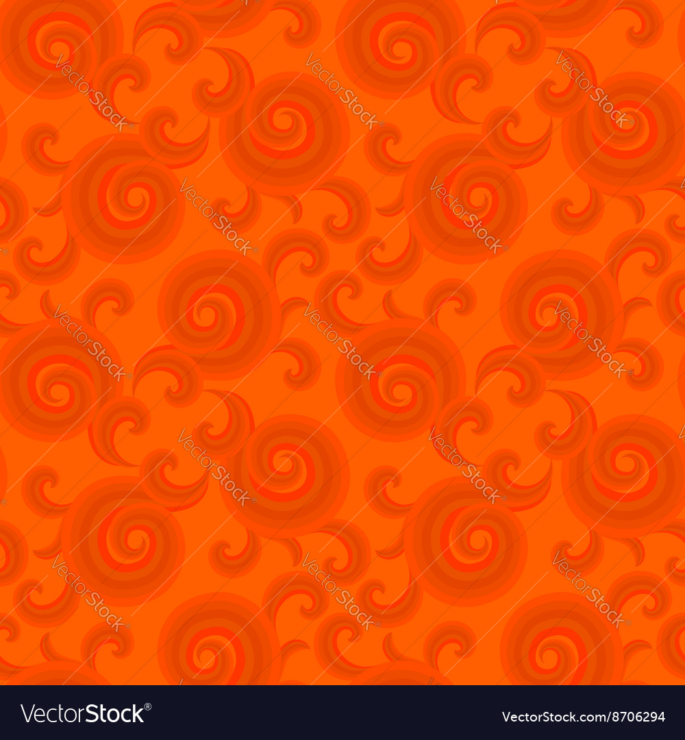 Seamless pattern with curls and swirls