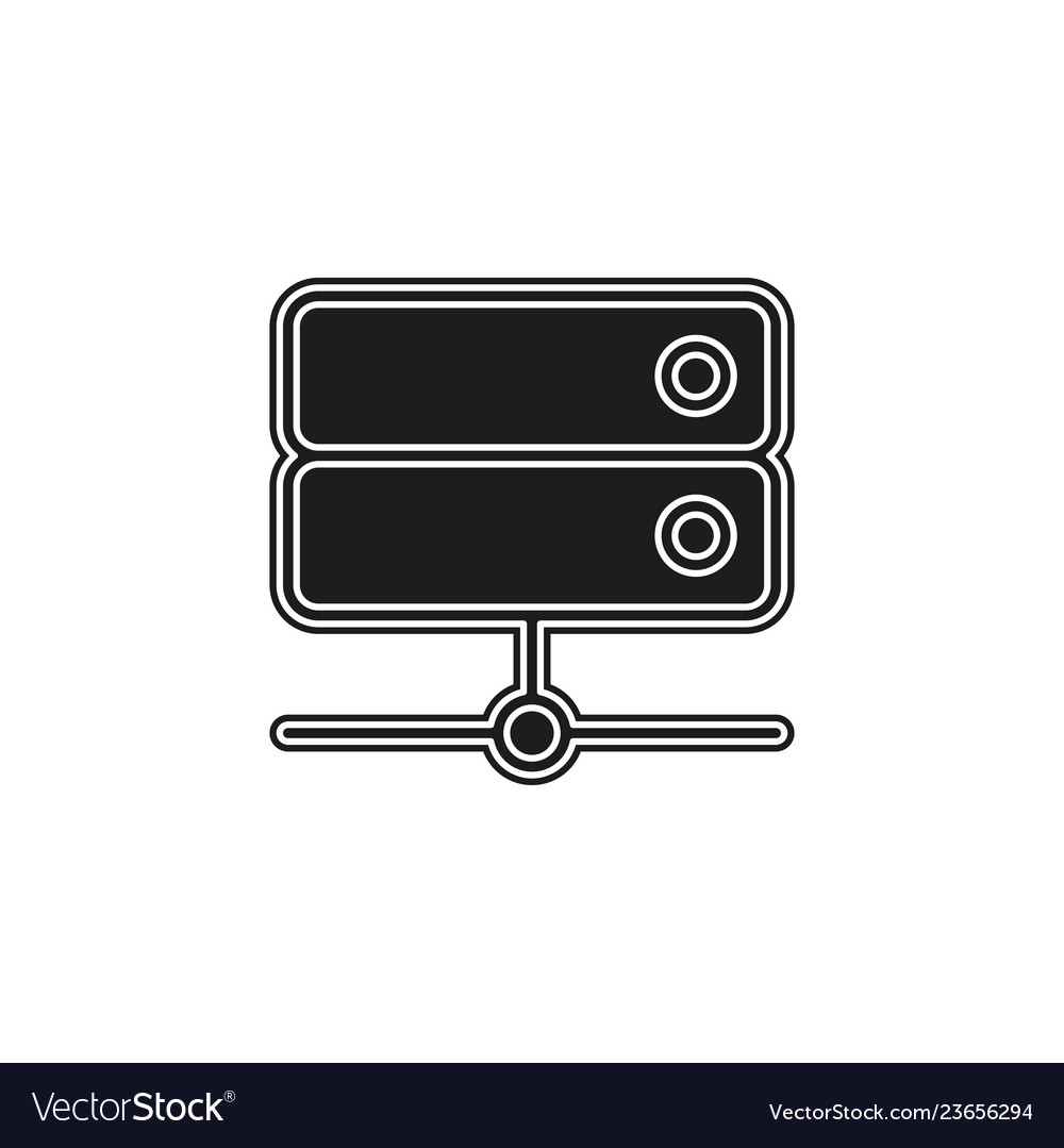 Server data racks - computer storage icon