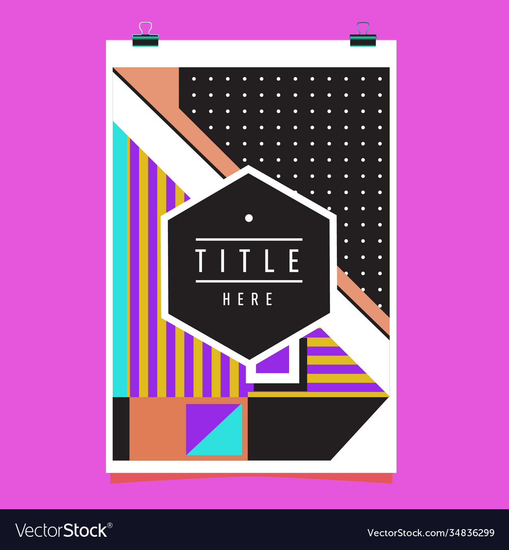 Abstract colorful geometric pattern background Vector Image Abstract colorful geometric pattern background