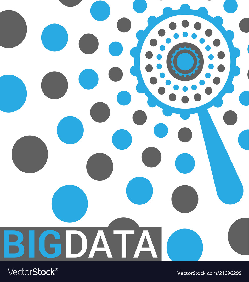 Big data visualization in flat style