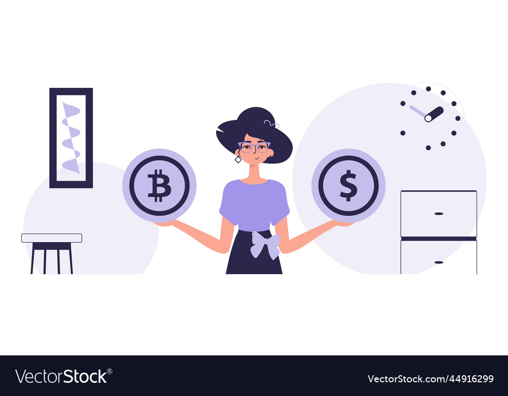 Concept of mining and extraction bitcoin