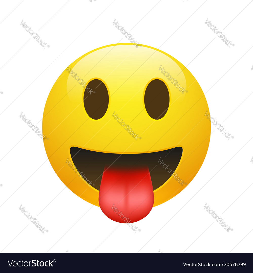 Emoji Yellow Smiley Face Royalty Free Vector Image