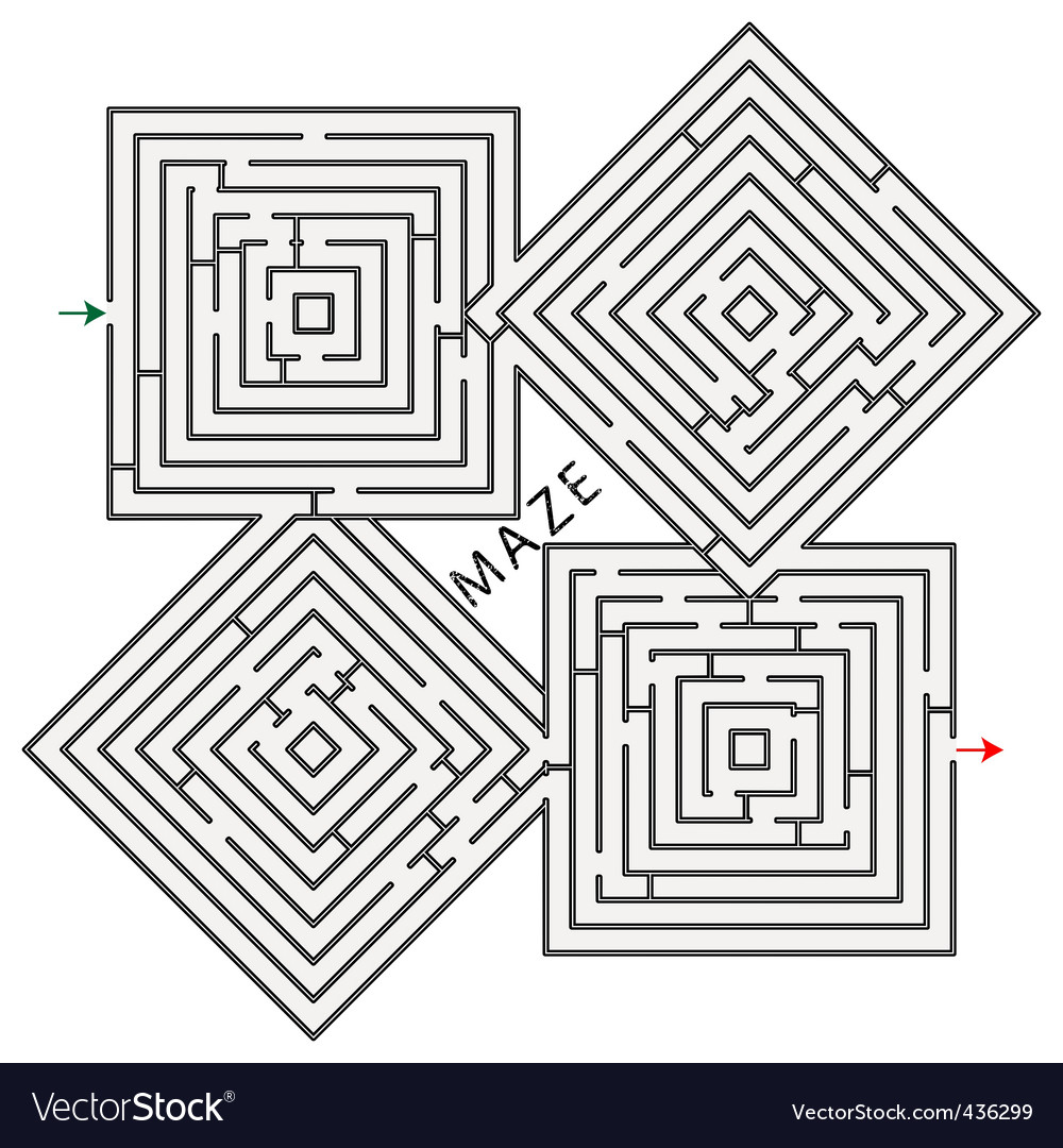 Intricate Maze Pattern