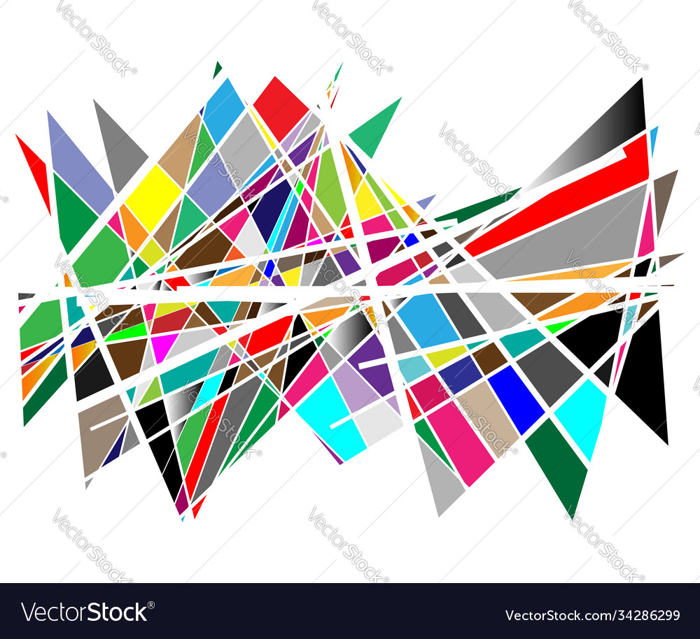 Noise glitch concept abstract colorful random vector image Noise glitch concept abstract colorful random