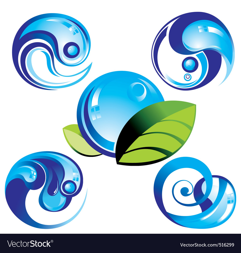 Wave symbols Royalty Free Vector Image VectorStock Wave symbols Royalty Free Vector Image VectorStock