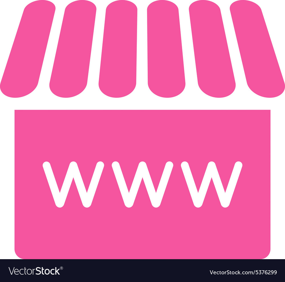 Webstore icon from business bicolor set