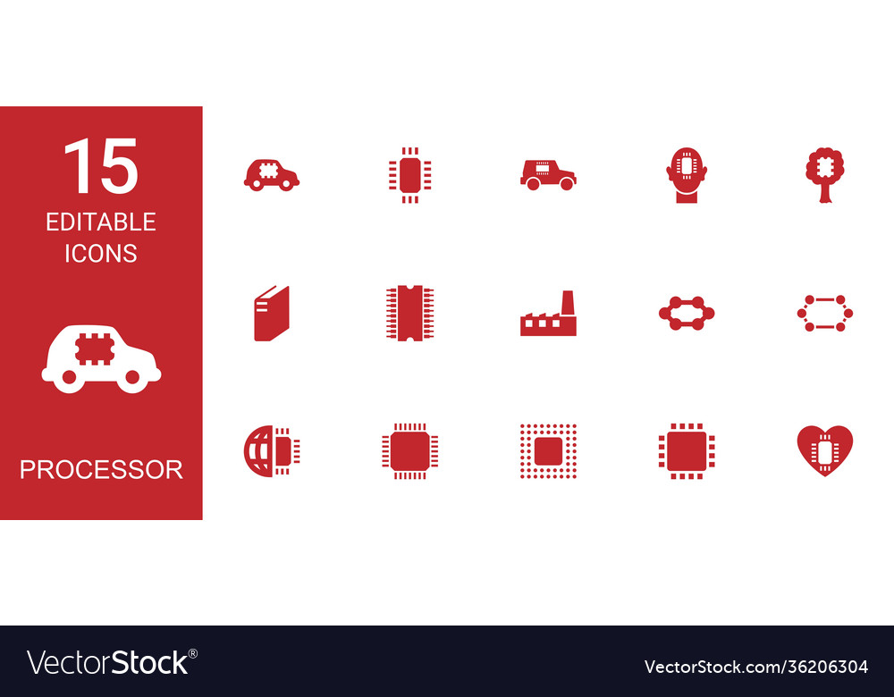 15 processor icons