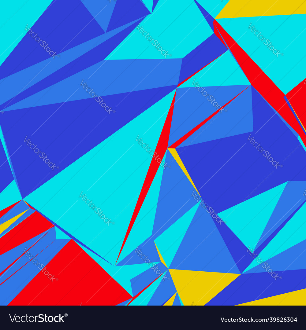 Abstract background with colorful triangles vector image Abstract background with colorful triangles