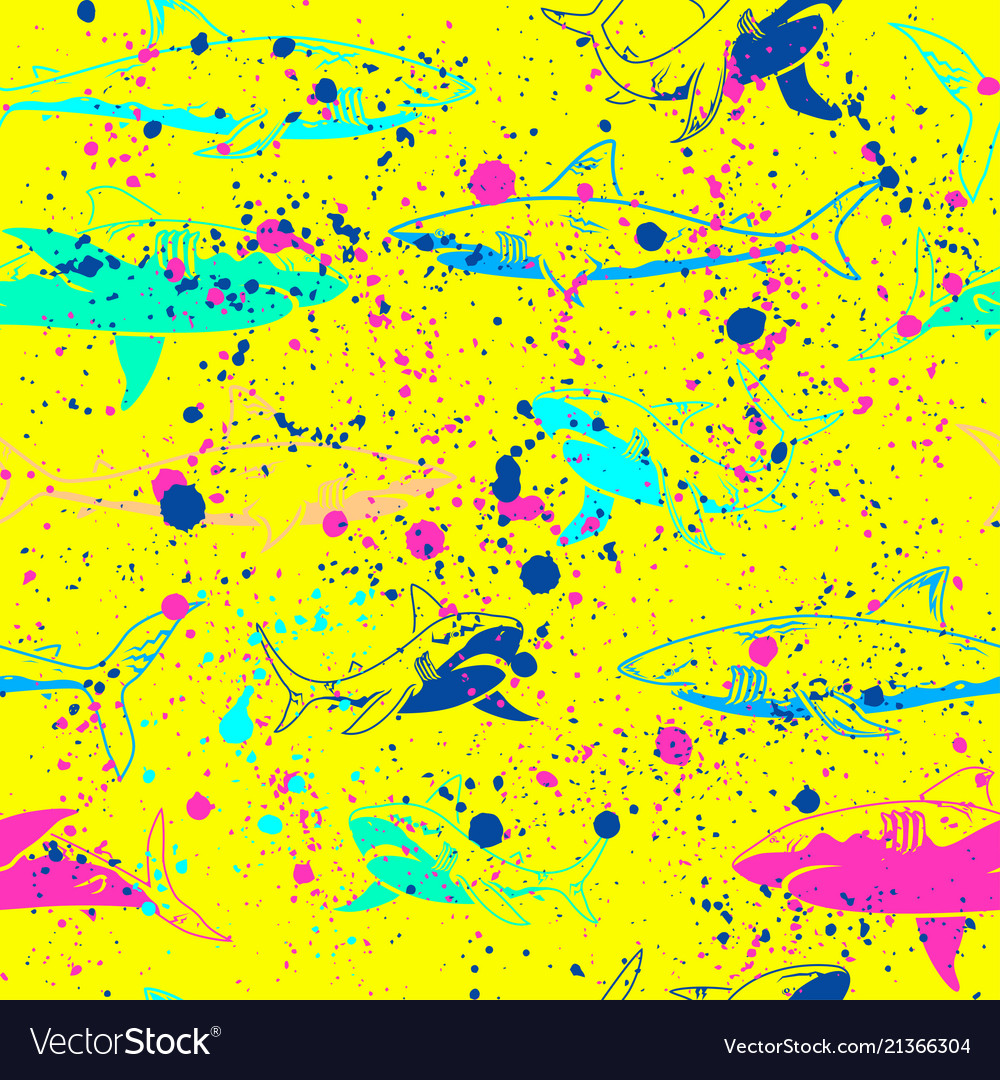 Abstract Splash Pattern