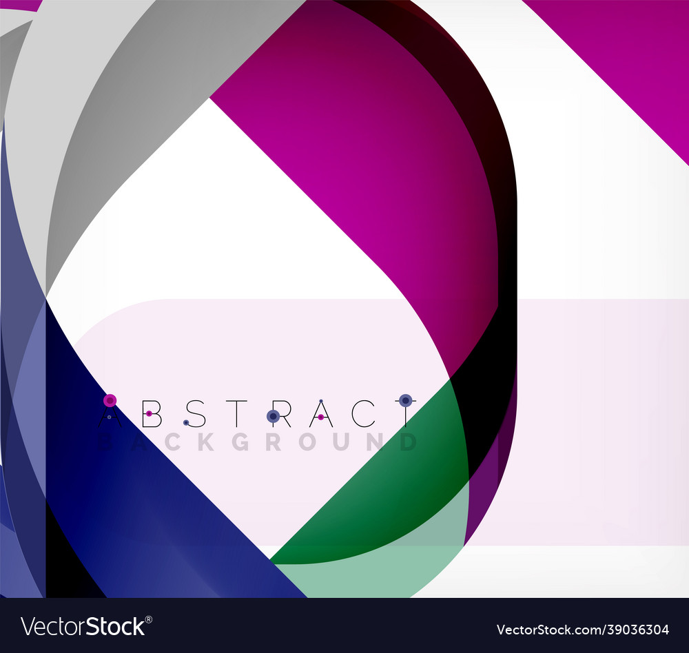 Abstract square shape with overlapping waves Vector Image Abstract square shape with overlapping waves