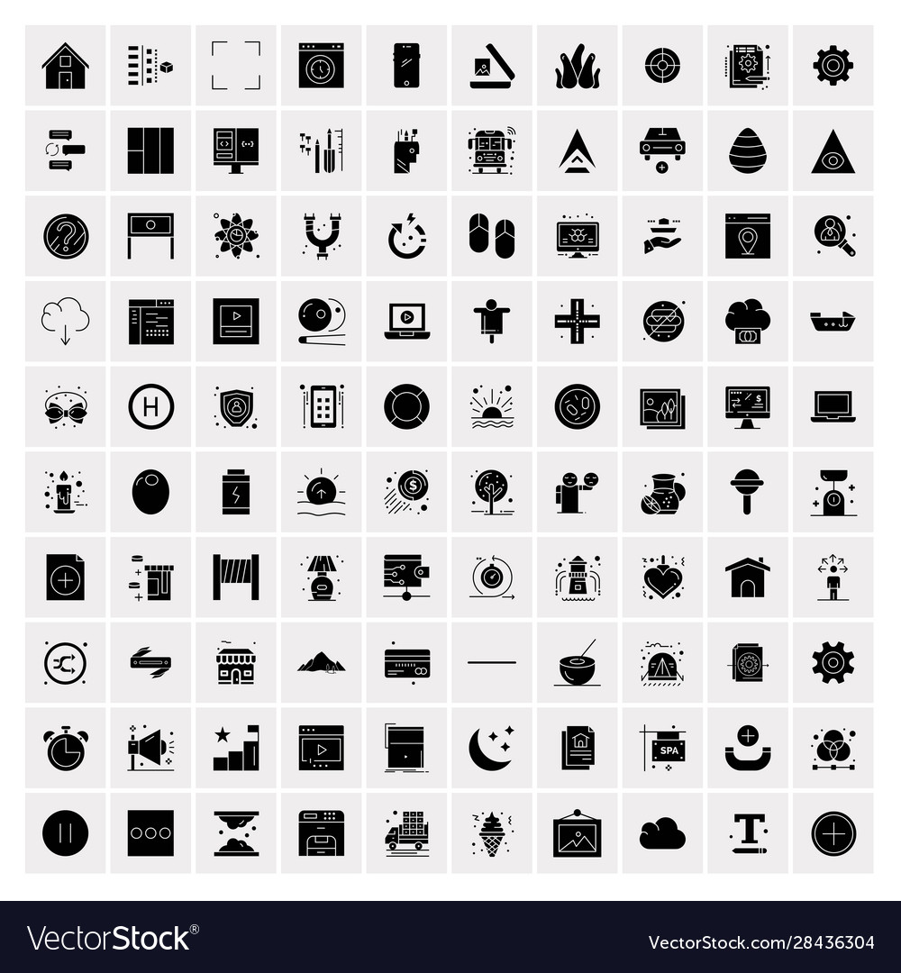 Business Icon Set - 100 Icons